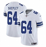 Men & Women & Youth Dallas Cowboys #64 Dakoda Shepleys White 2025 Vapor Untouchable Limited Stitched Jersey,baseball caps,new era cap wholesale,wholesale hats